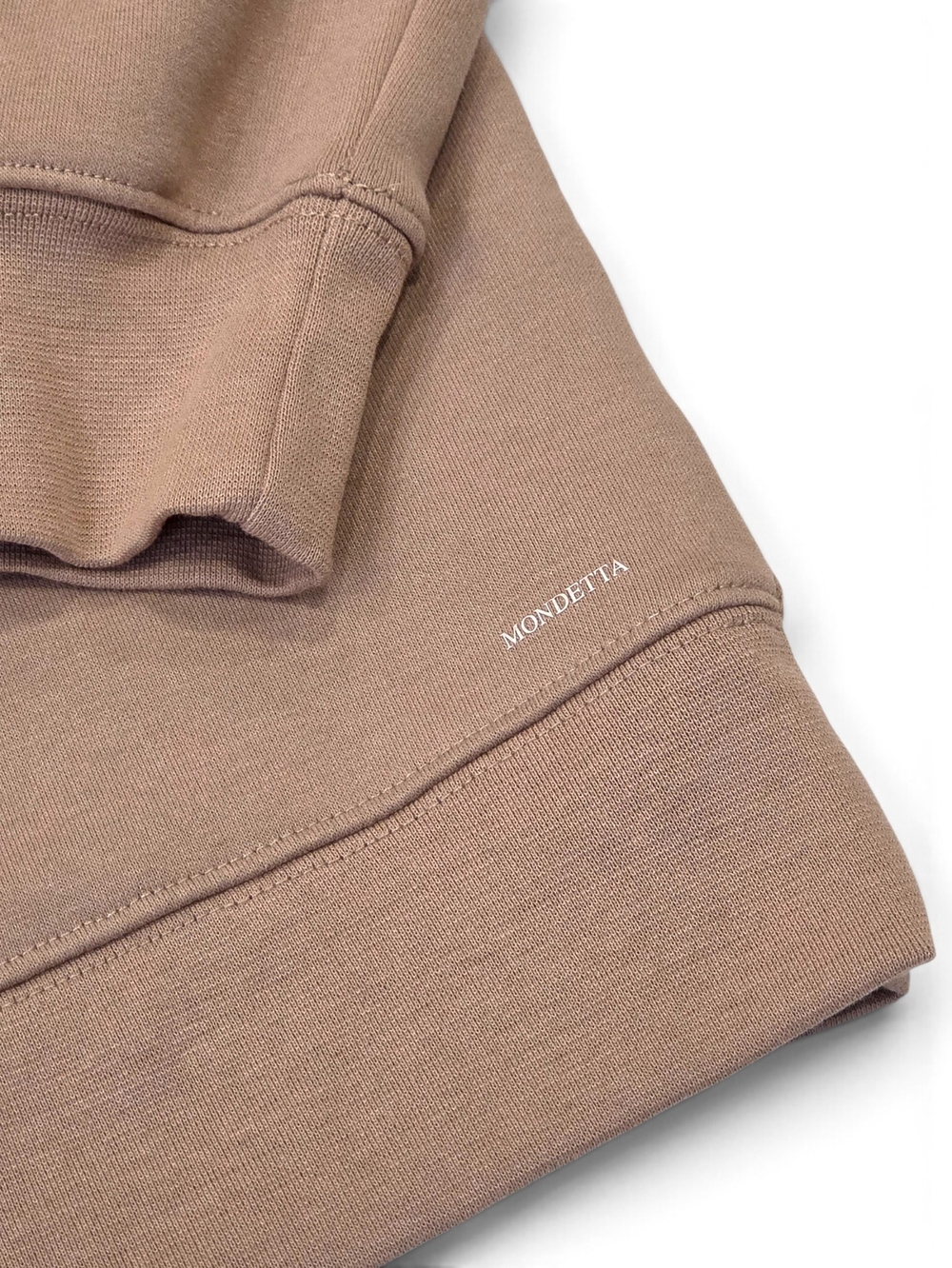 Mondetta Men's Tan Brown Fleece Collared Polo Sweatshirt Size Small NWOT - Picture 5 of 10